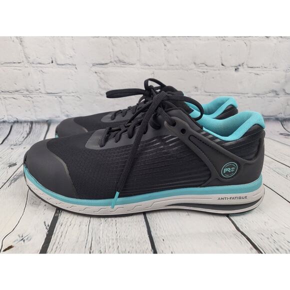Womens Timberland PRO 455 Composite Toe Safety Black Blue Boot Work Shoes Sz 9.5 main image 5